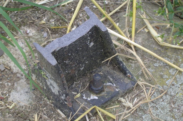 Zerstörte Bank 2009
